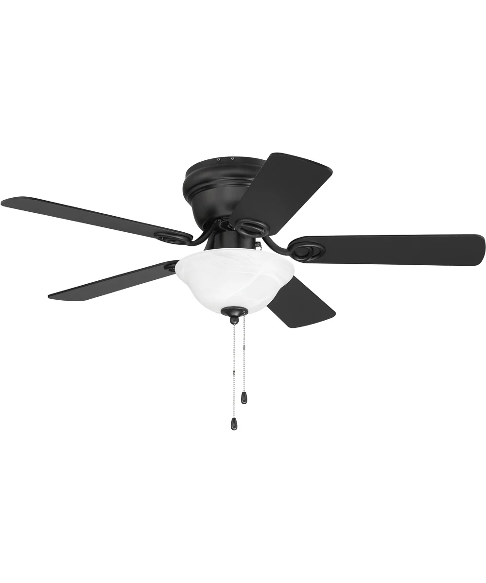 42" 2-Light Ceiling Fan (Blades Included) Flat Black