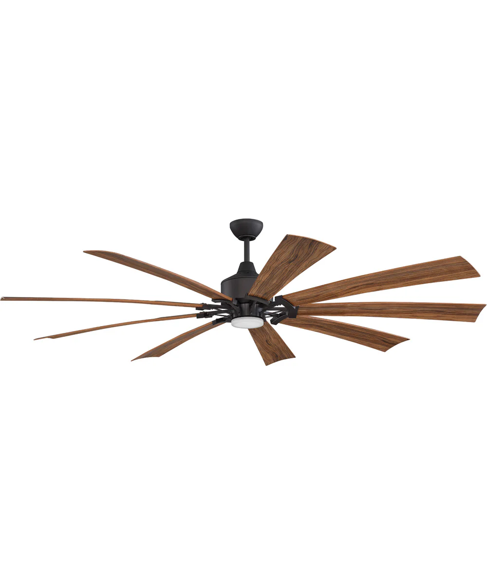 Eastwood 60" 1-Light LED Ceiling Fan (Blades Included) Espresso