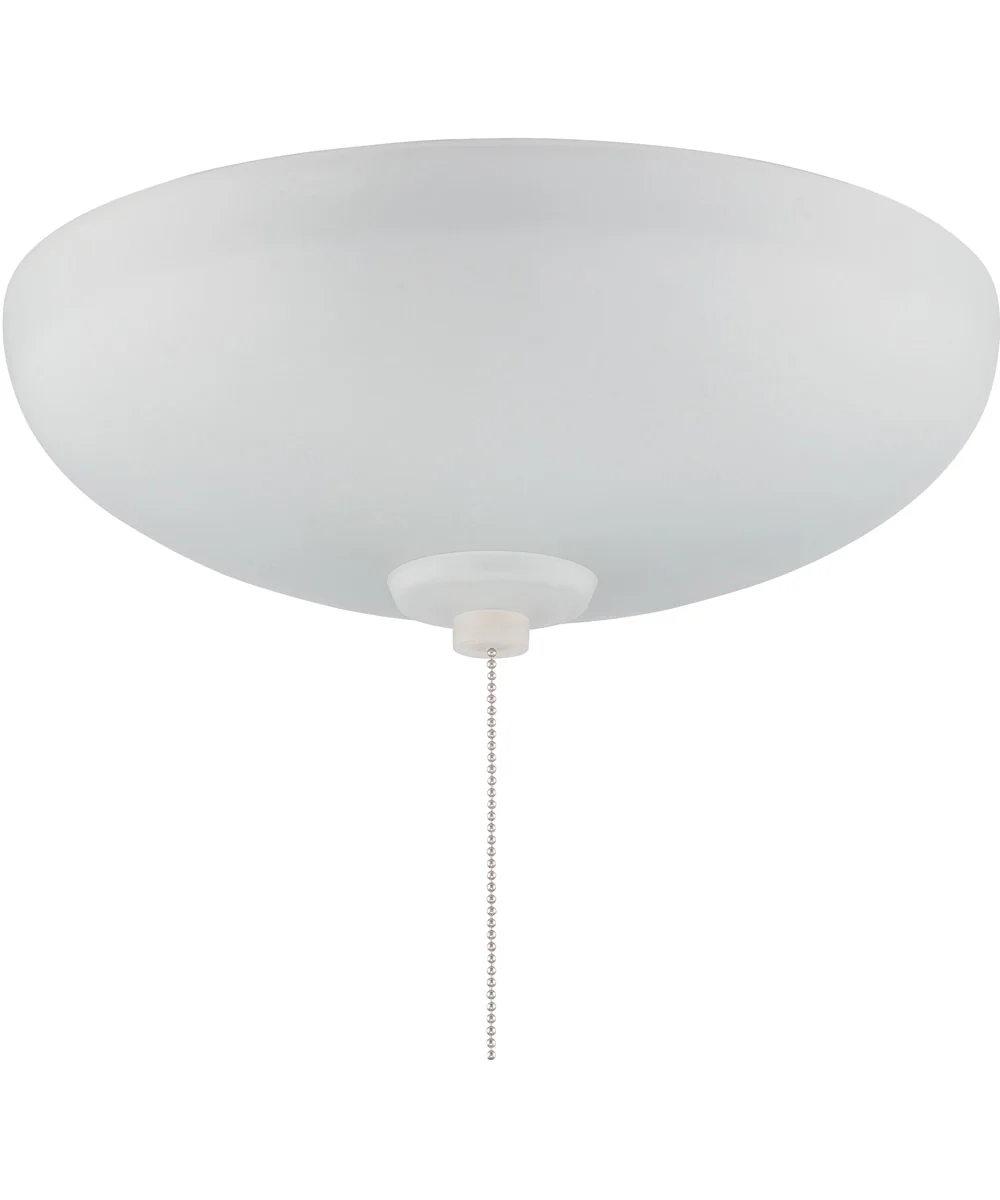 Elegance Bowl Light Kit 3-Light LED Fan Light Kit White Frost
