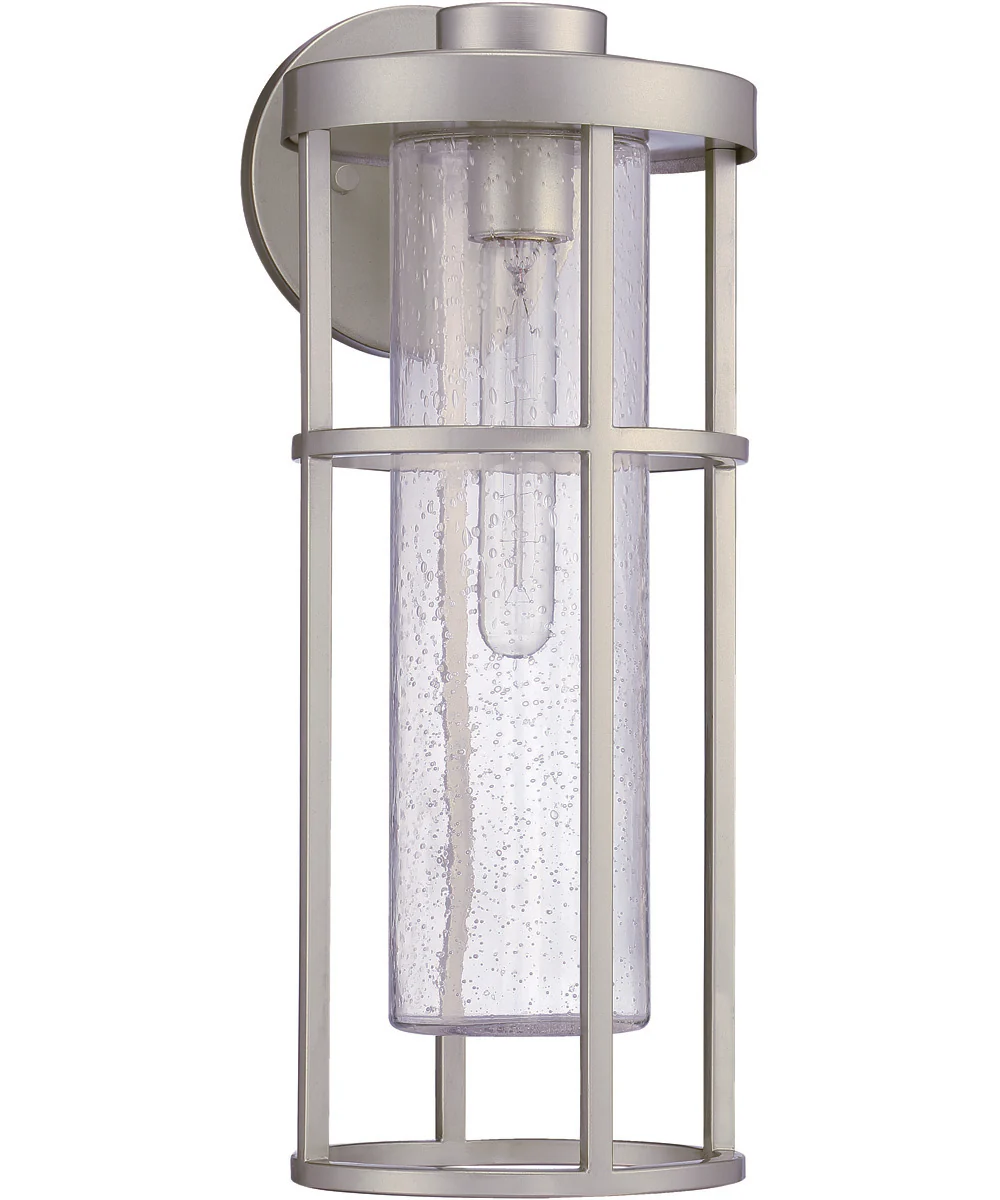 Encompass 1-Light Outdoor Wall Light Satin Aluminum