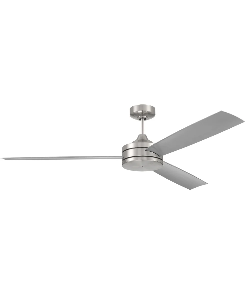 Inspo 62" Ceiling Fan (Blades Included) Brushed Polished Nickel
