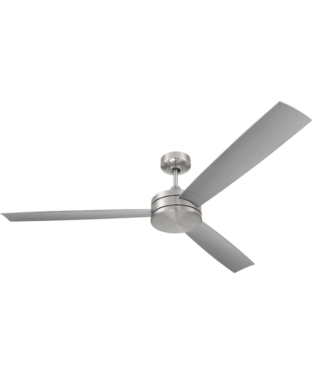 Inspo 62" Ceiling Fan (Blades Included) Brushed Polished Nickel - Image 6