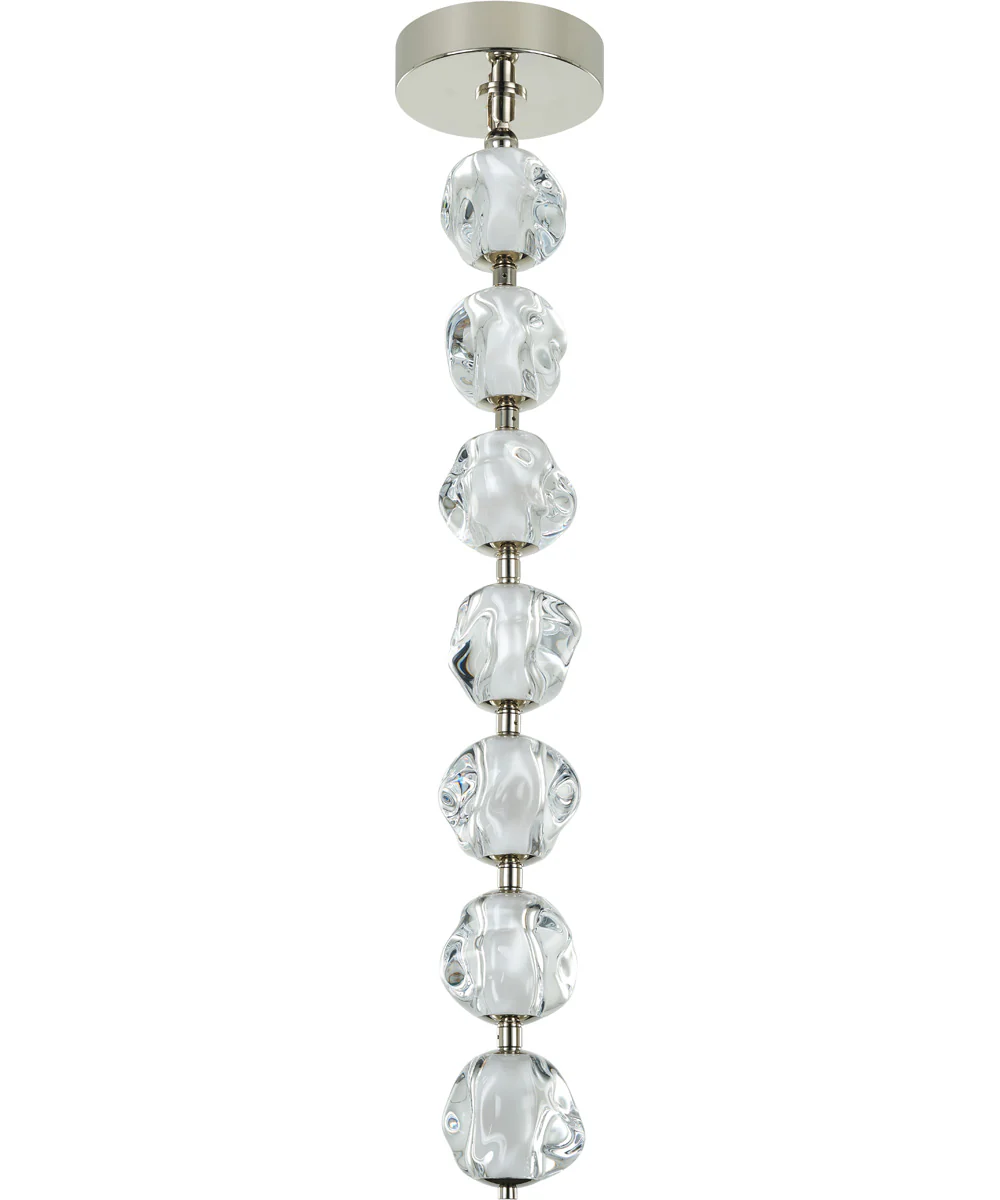Jackie 1-Light Pendant Polished Nickel