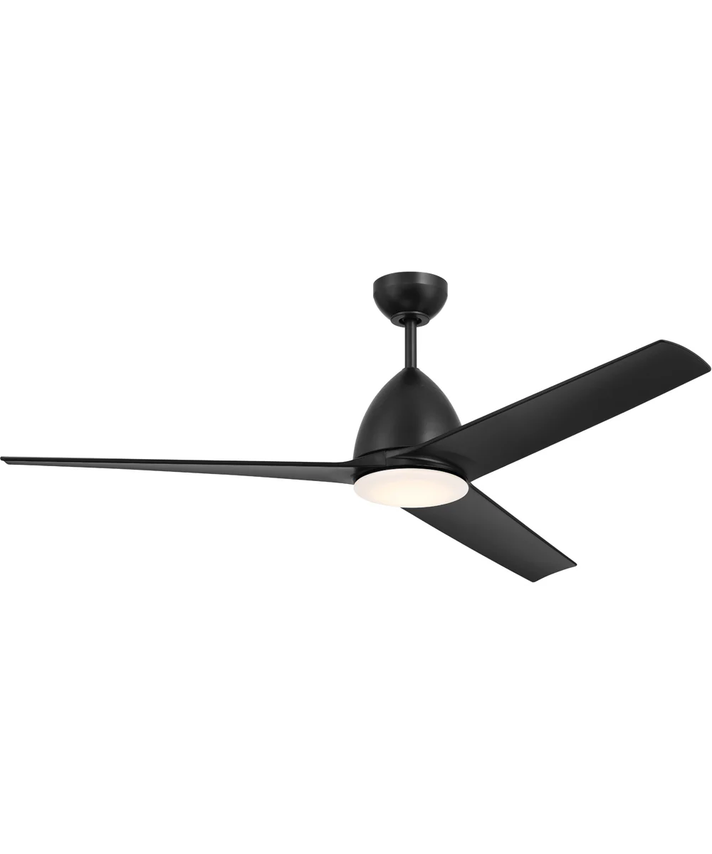 Nitro 54" 1-Light Ceiling Fan (Blades Included) Flat Black - Image 2