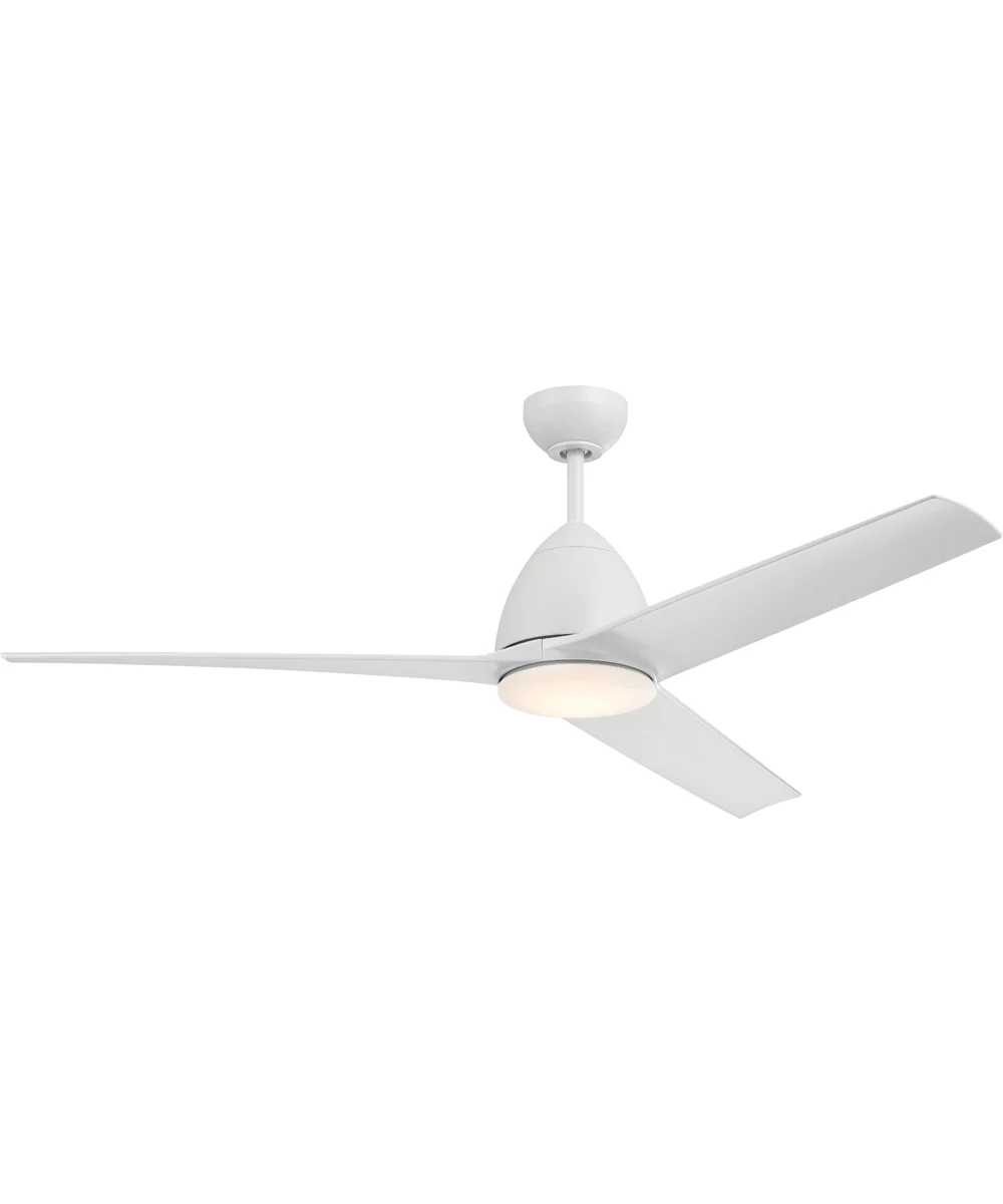 Nitro 54" 1-Light Ceiling Fan (Blades Included) White - Image 2