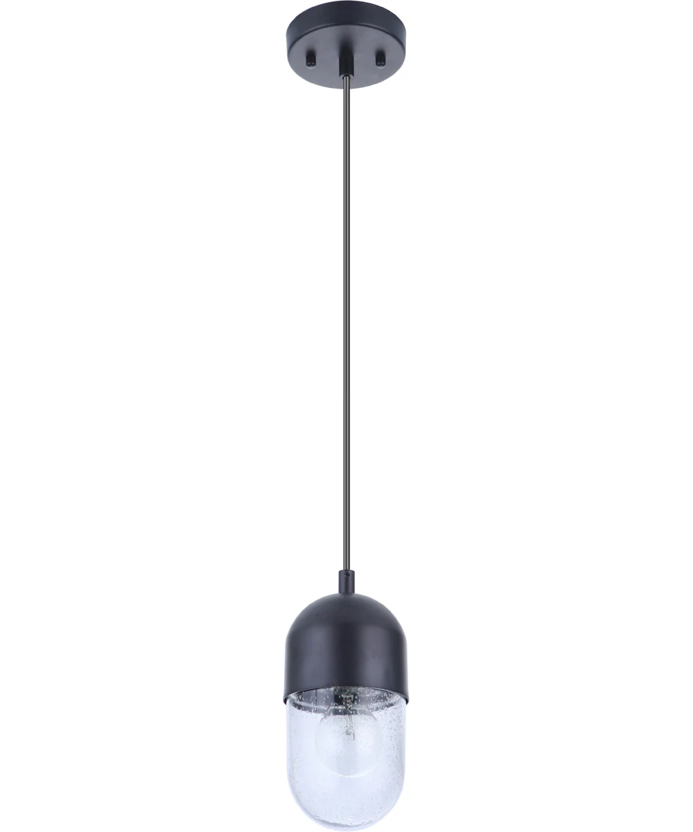 Pill 1-Light Mini Pendant Flat Black