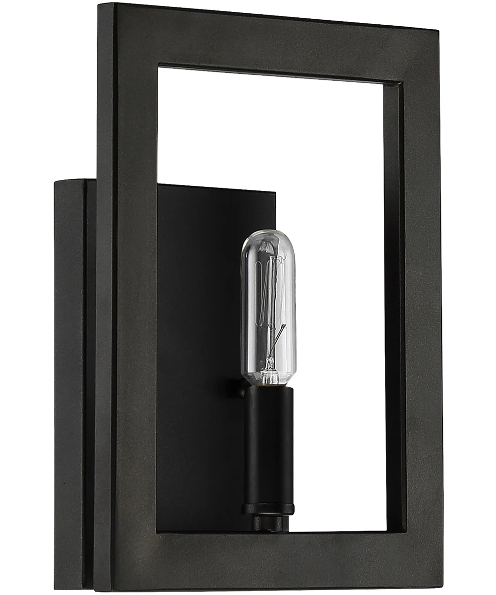 Portrait 1-Light Wall Sconce Espresso