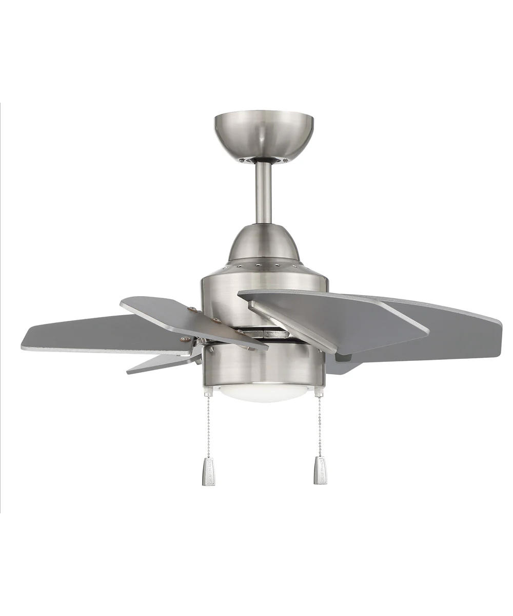 Propel II 1-Light LED Ceiling Fan (Blades Included) Brushed Polished Nickel