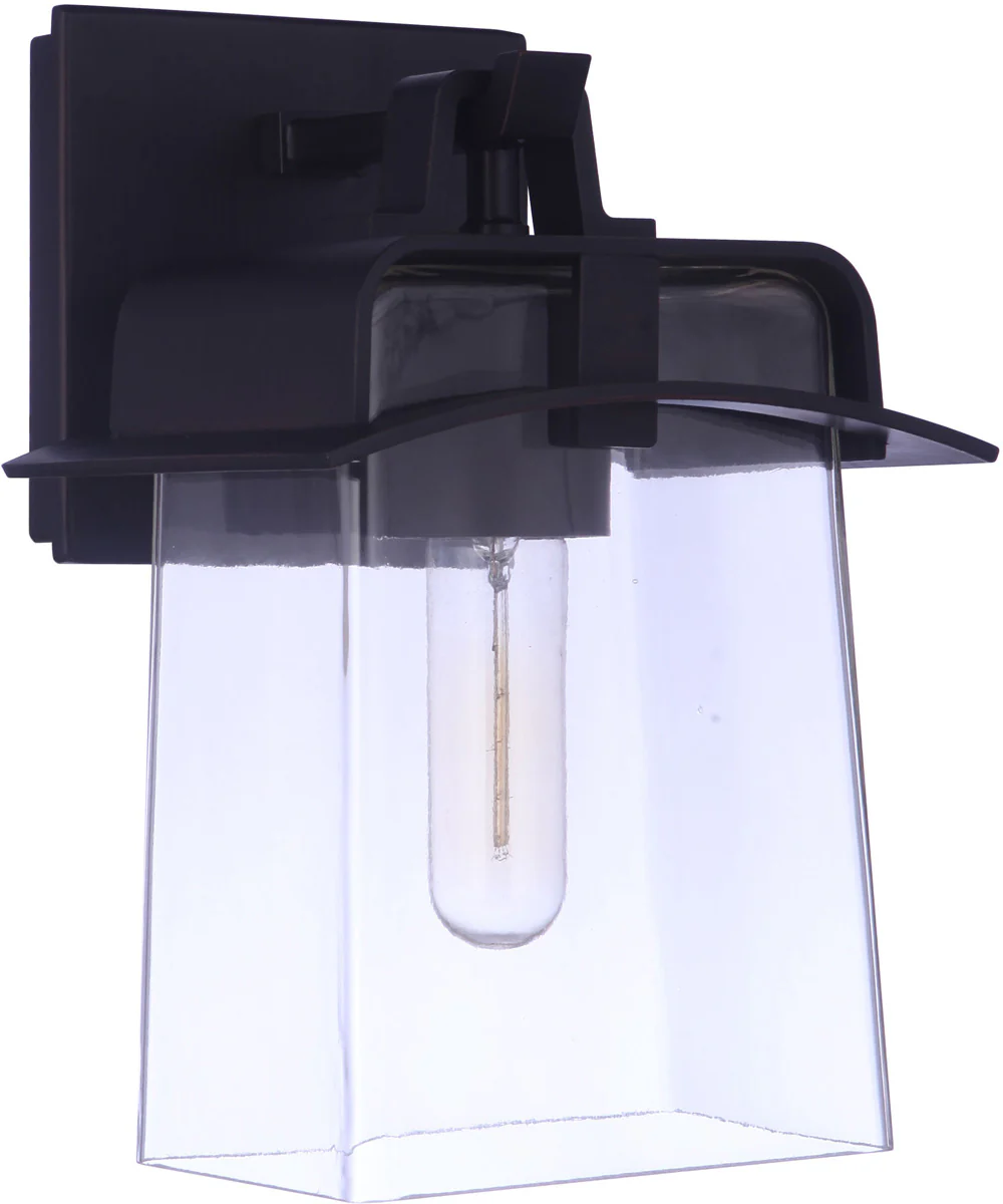 Smithy 1-Light Outdoor Lantern Aged Bronze Brushed
