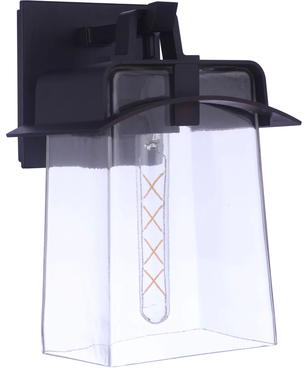 Smithy 1-Light Outdoor Lantern Aged Bronze Brushed
