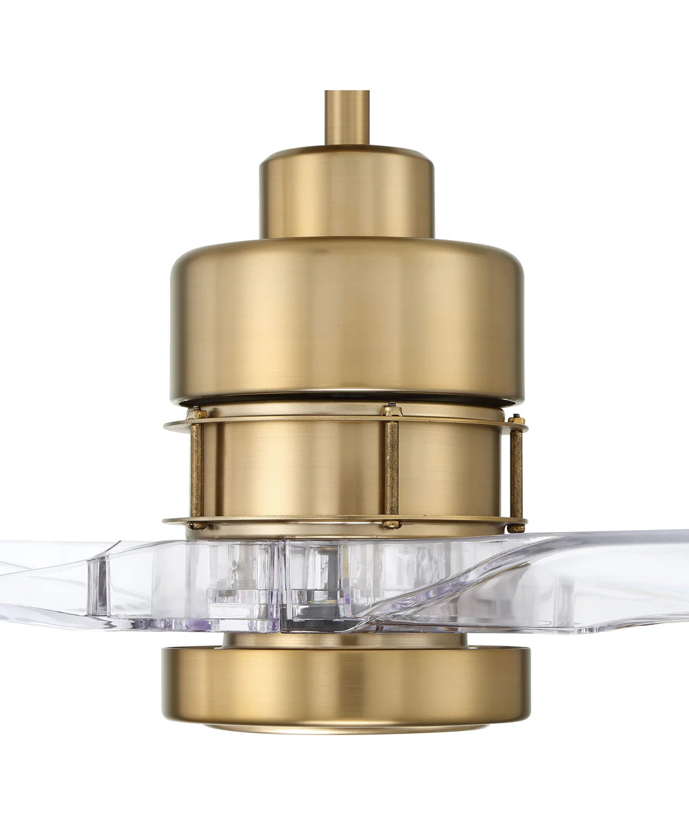 Sonnet WiFi 60 1-Light Ceiling Fan (Blades Included) Satin Brass - Image 6