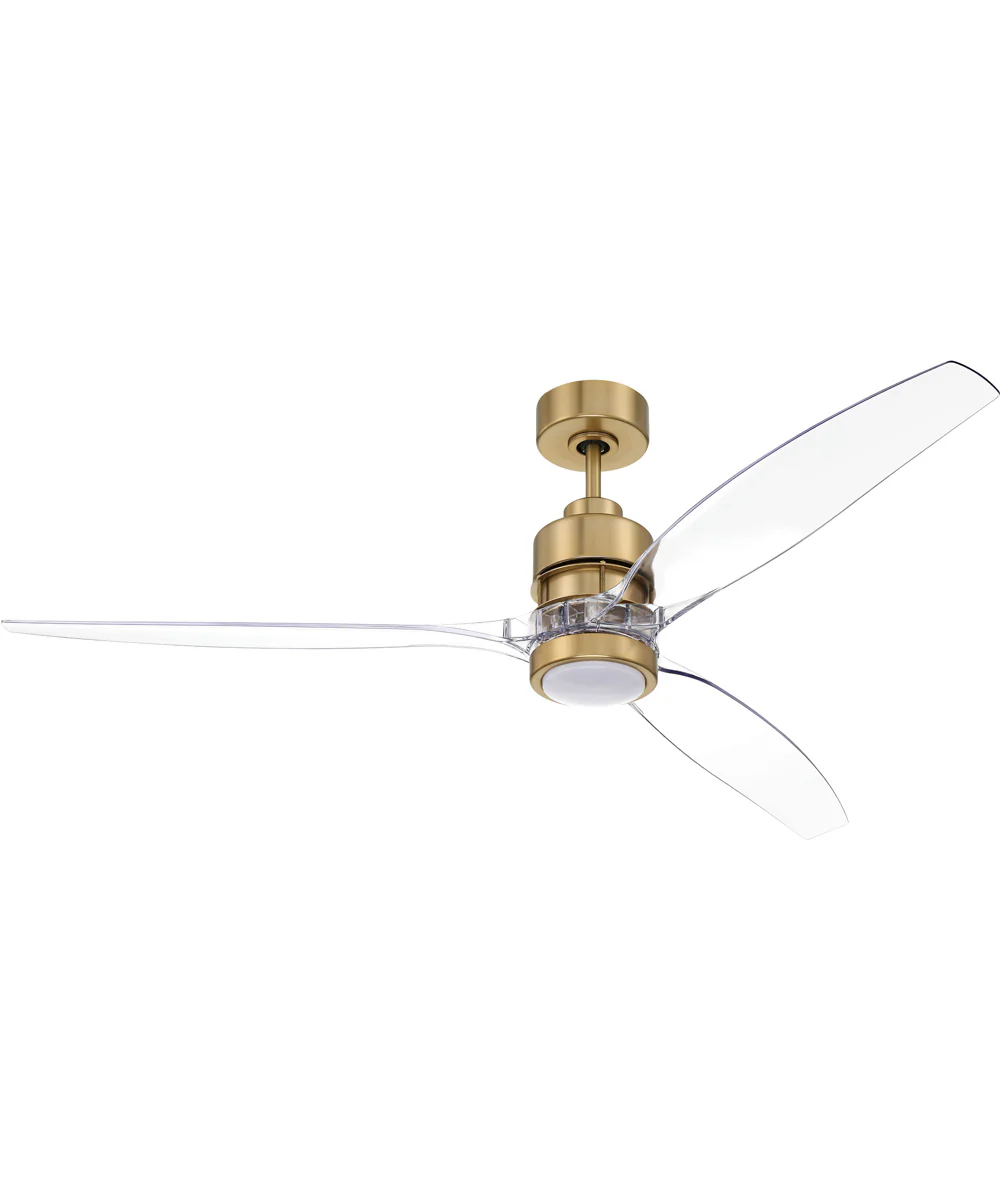 Sonnet WiFi 60 1-Light Ceiling Fan (Blades Included) Satin Brass - Image 7