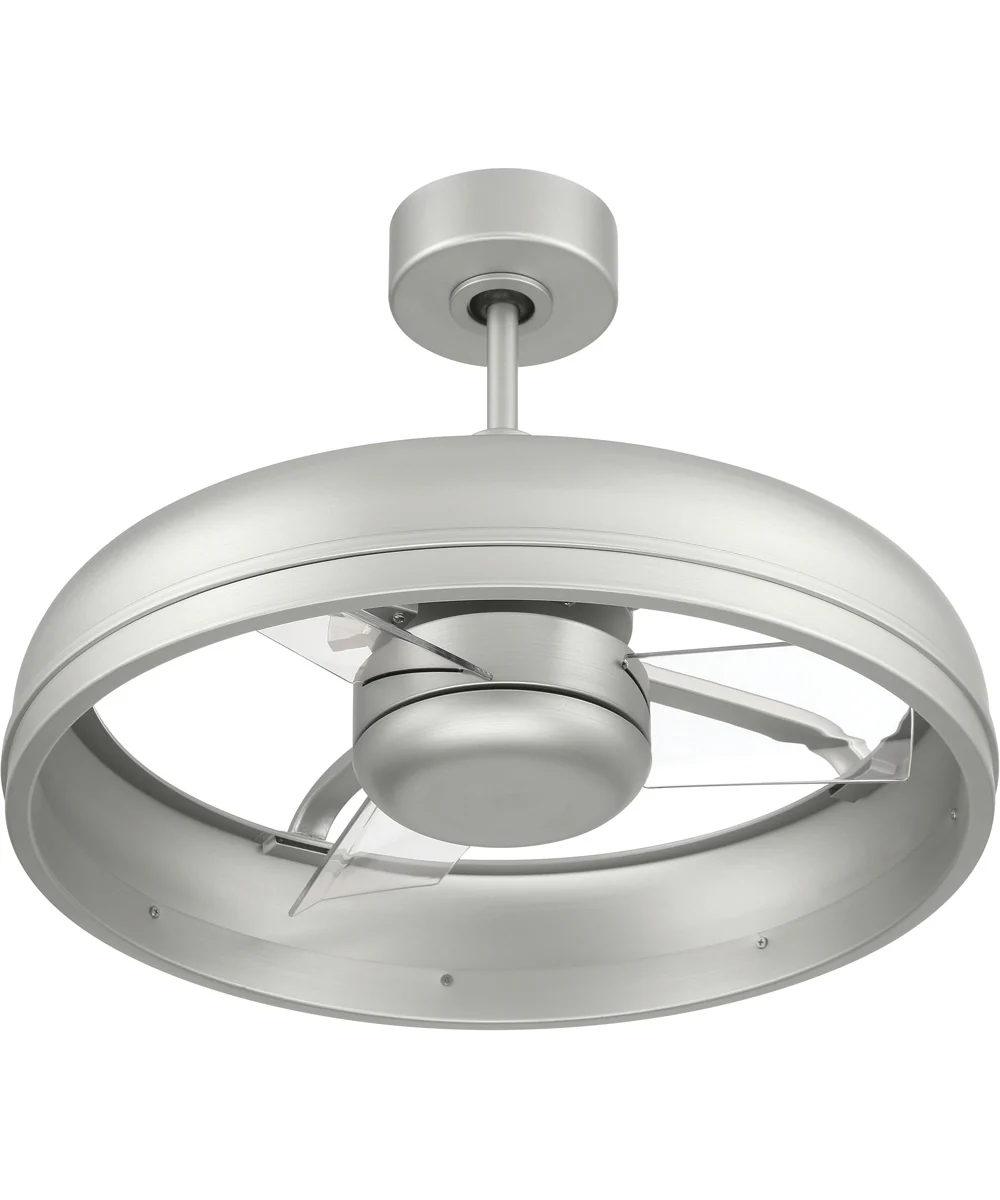 Taylor 24" 1-Light Ceiling Fan (Blades Included) Painted Nickel - Image 7