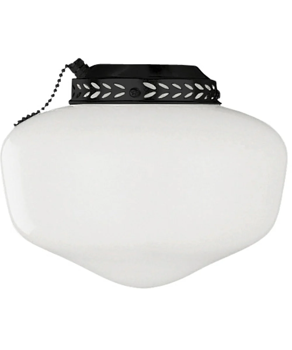 Universal Bowl Light Kit 1-Light LED Fan Light Kit Matte Black