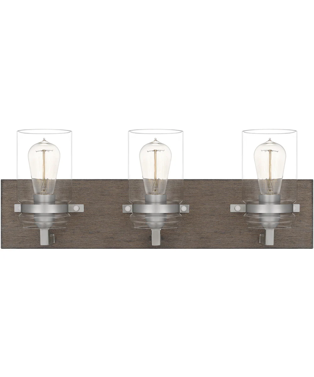 Craven Large 3-light Bath Light Aged Oak - Image 2