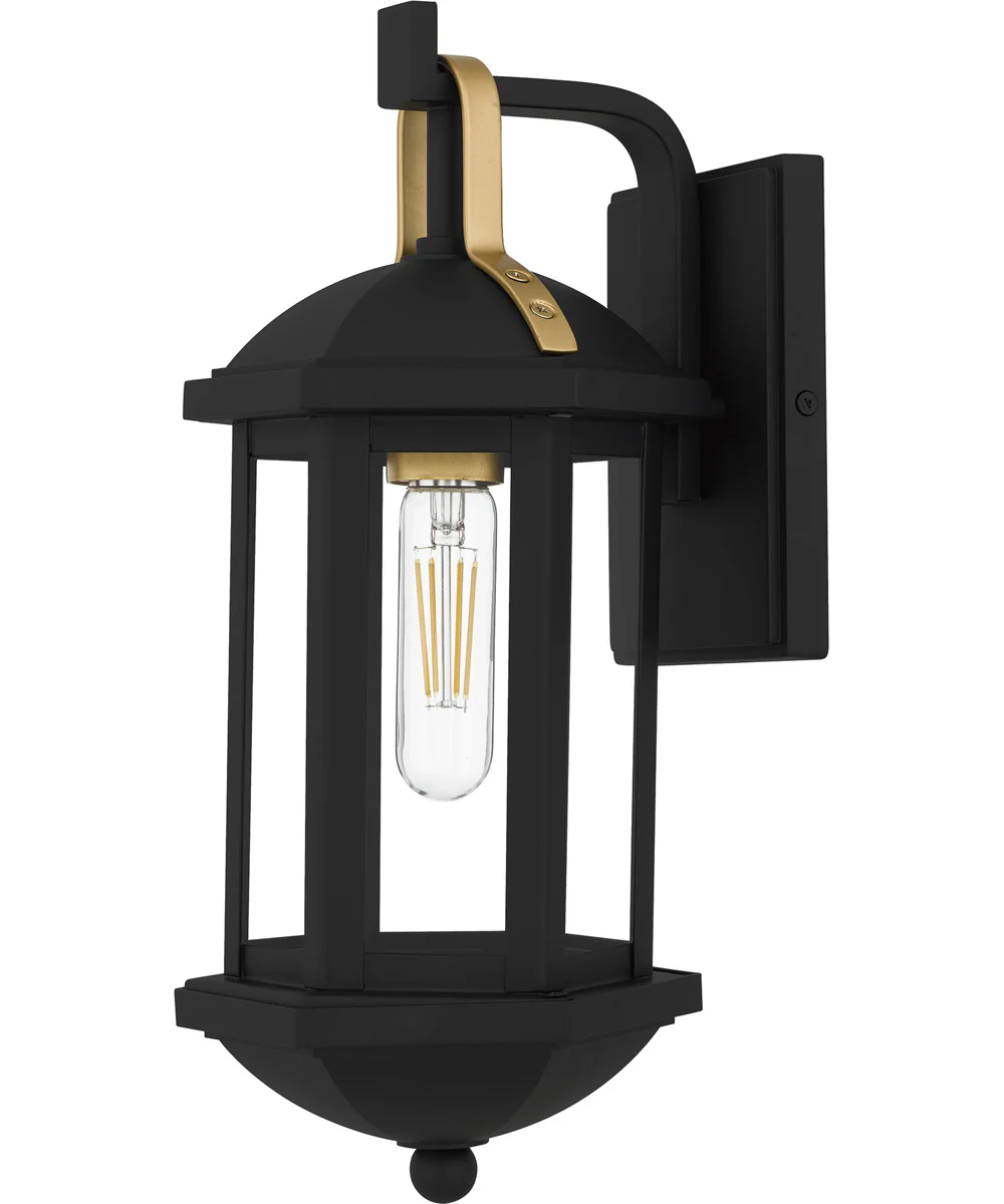 Crestfield Small 1-light Outdoor Wall Light  Coastal Armour Aluminum Matte Black - Image 2