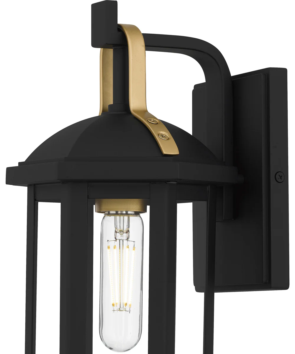 Crestfield Small 1-light Outdoor Wall Light  Coastal Armour Aluminum Matte Black - Image 5