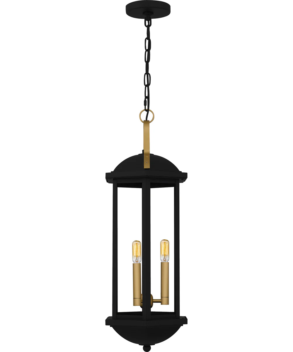 Crestfield Small 3-light Mini Pendant Matte Black - Image 3