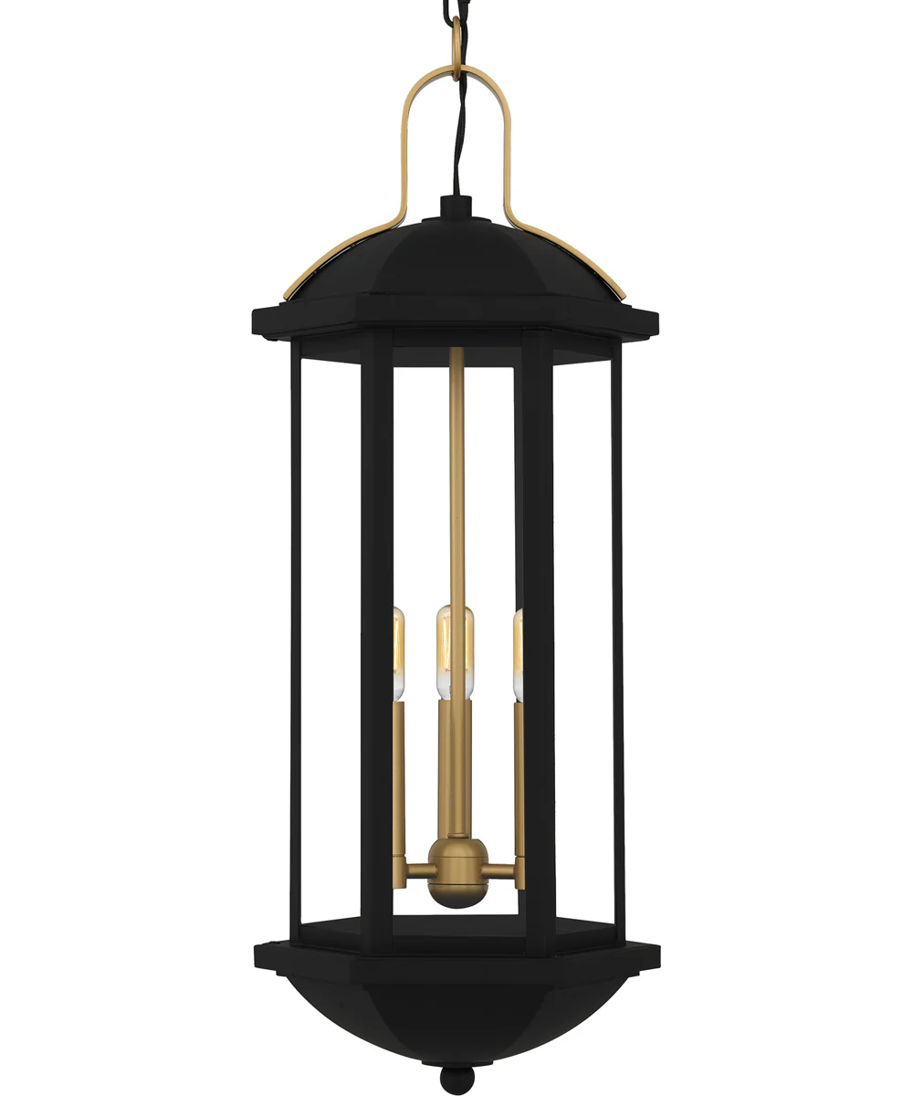 Crestfield Small 3-light Mini Pendant Matte Black - Image 5