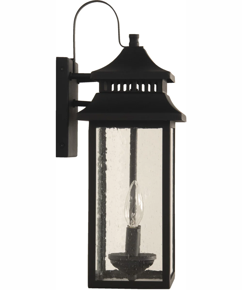 Crossbend 2-Light Outdoor Wall Lantern Matte Black - Image 5