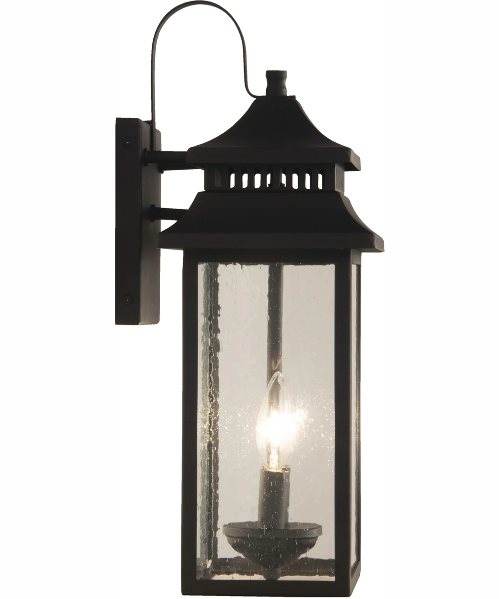 Crossbend 2-Light Outdoor Wall Lantern Matte Black - Image 6