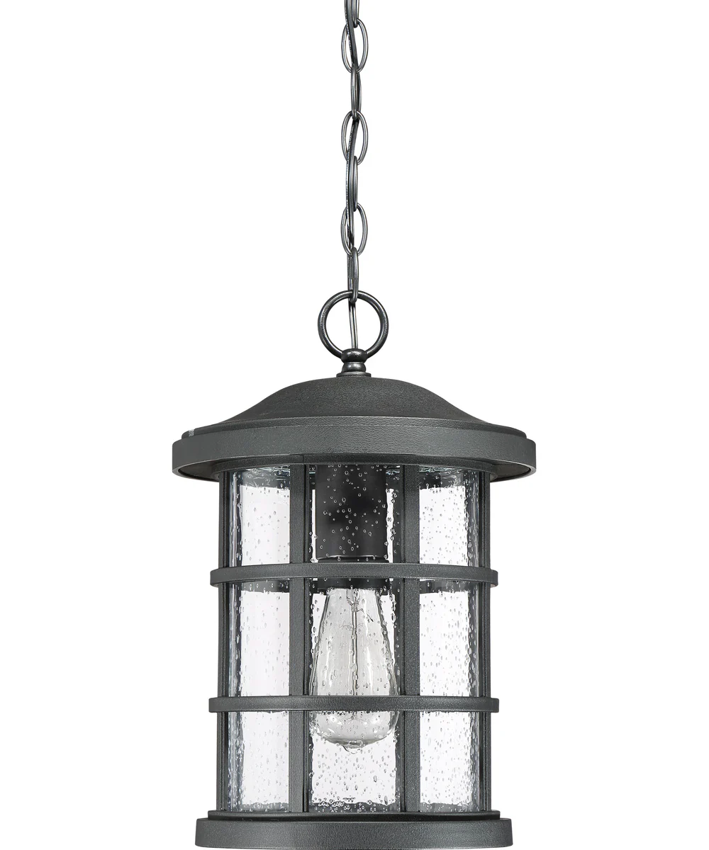 Crusade Large 1-light Outdoor Pendant Light Coastal Armour Earth Black - Image 3