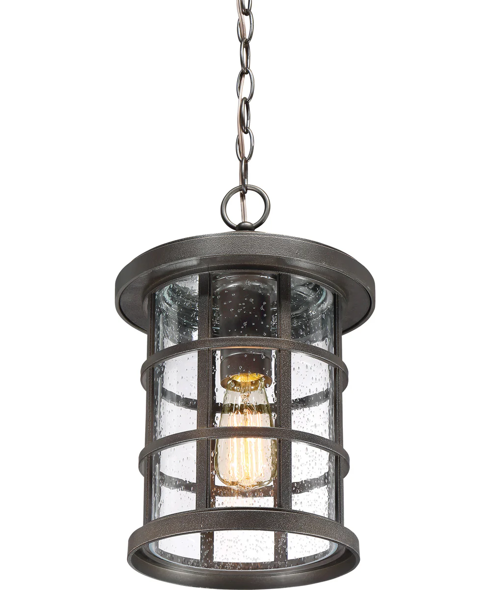 Crusade Large 1-light Outdoor Pendant Light Coastal Armour Palladian Bronze - Image 4