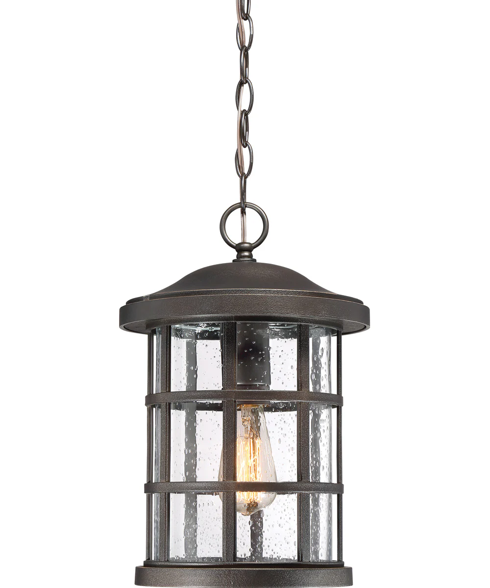 Crusade Large 1-light Outdoor Pendant Light Coastal Armour Palladian Bronze - Image 5