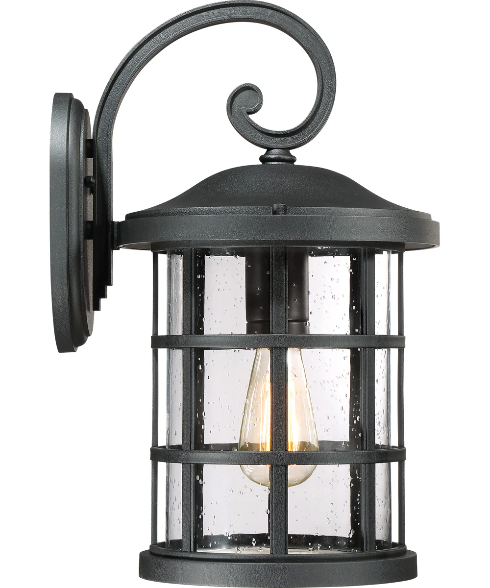 Crusade Large 1-light Outdoor Wall Light Coastal Armour Earth Black - Image 5