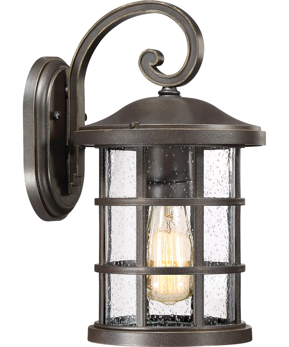 Crusade Medium 1-light Outdoor Wall Light  Coastal Armour Palladian Bronze