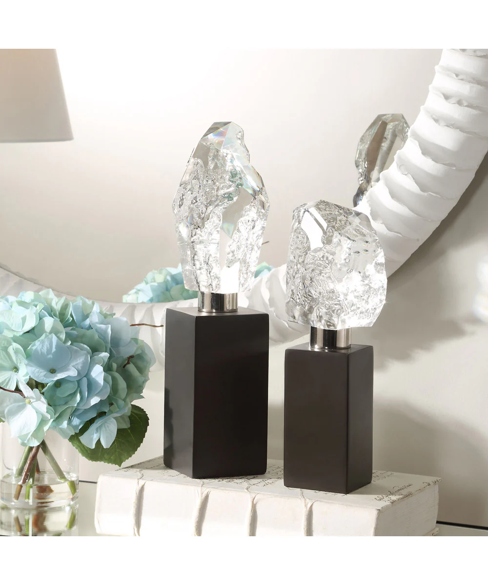 Crystal Peak Sculptures Set of 2 - Image 2