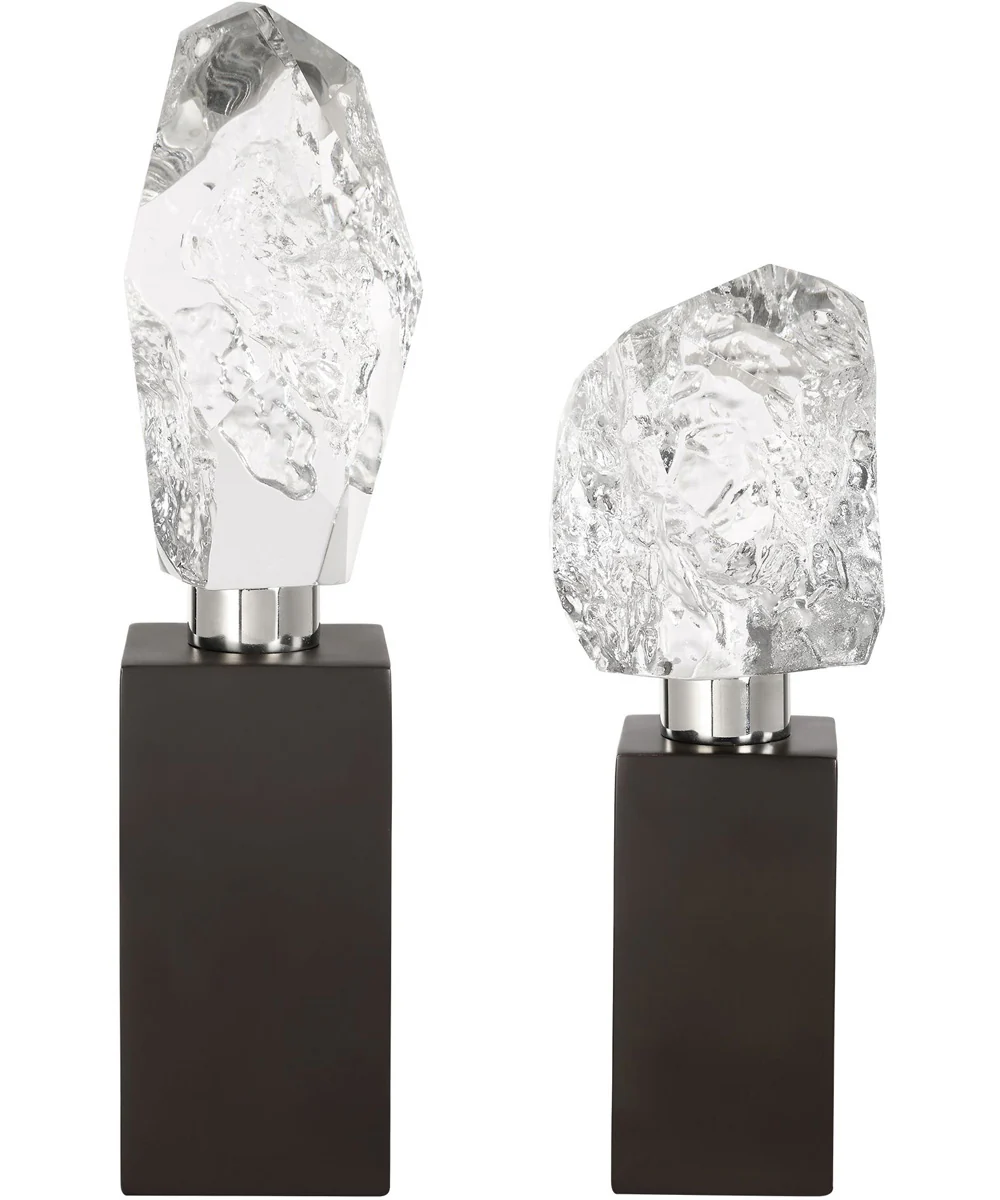 Crystal Peak Sculptures Set of 2 - Image 3