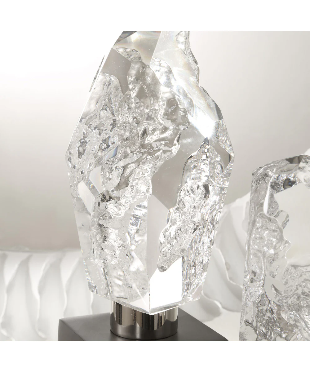Crystal Peak Sculptures Set of 2 - Image 4
