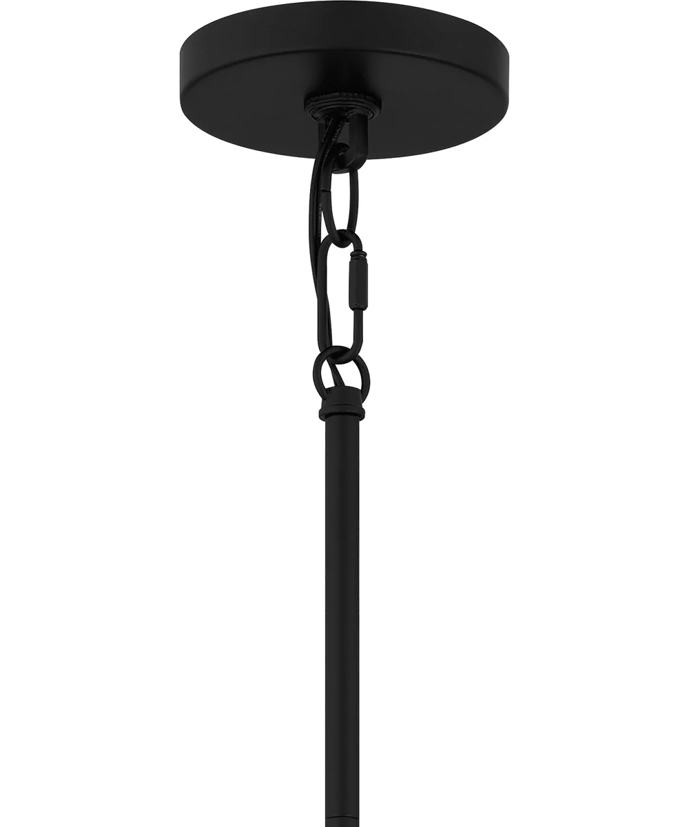 Cunningham 6-light Chandelier Matte Black - Image 6