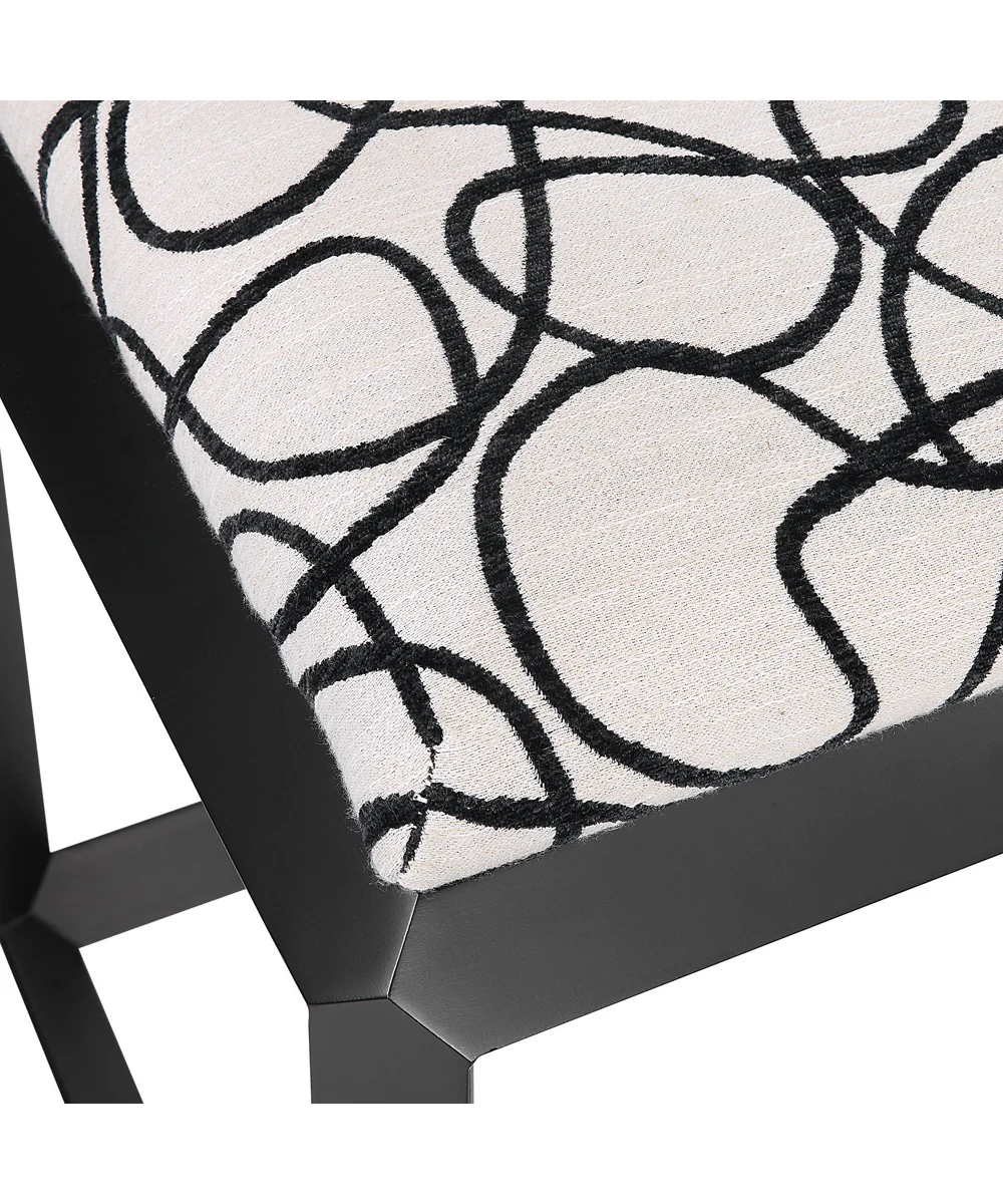Curls Gray Small Bench - Image 6