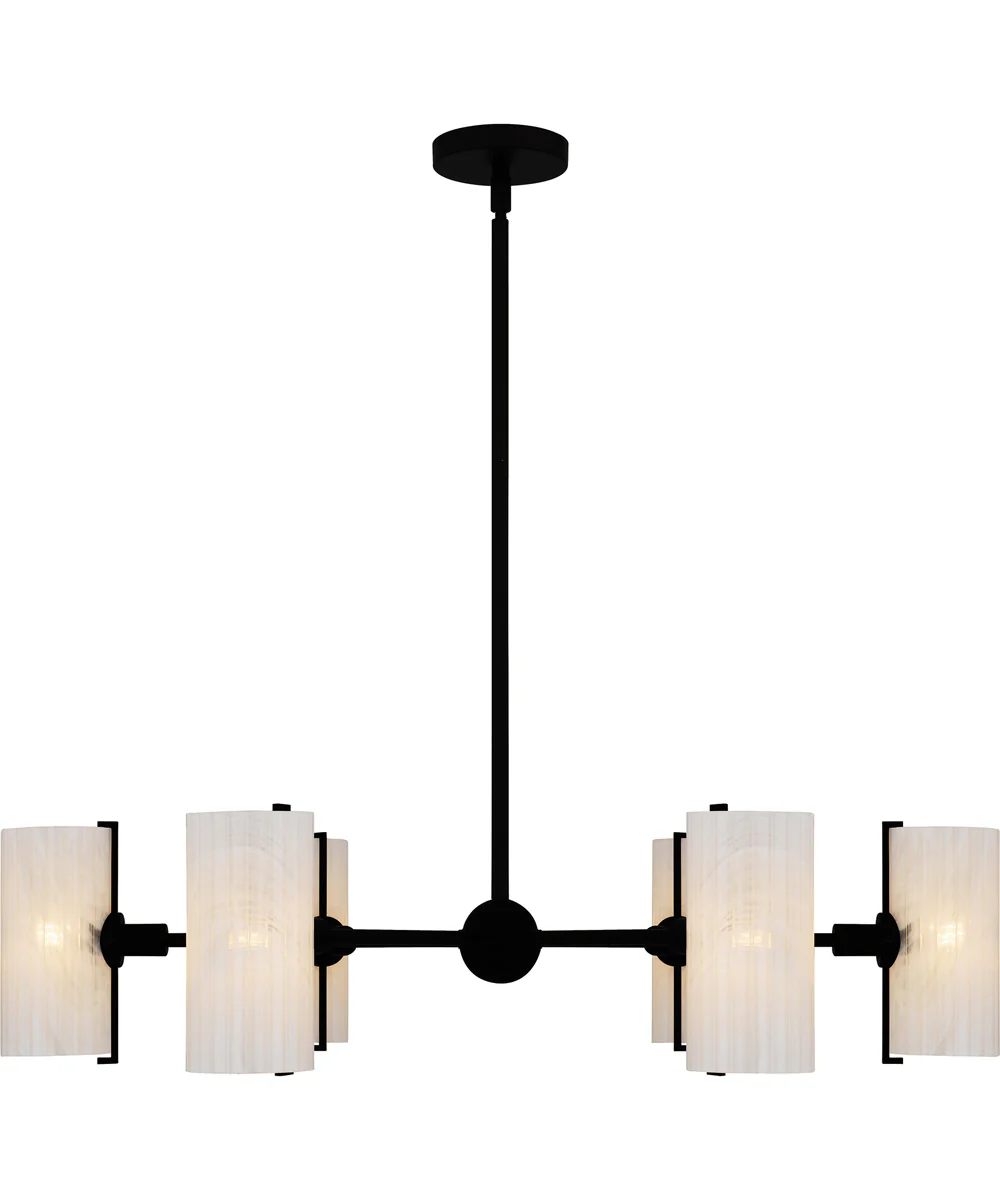 Curran 6-light Chandelier Matte Black - Image 3