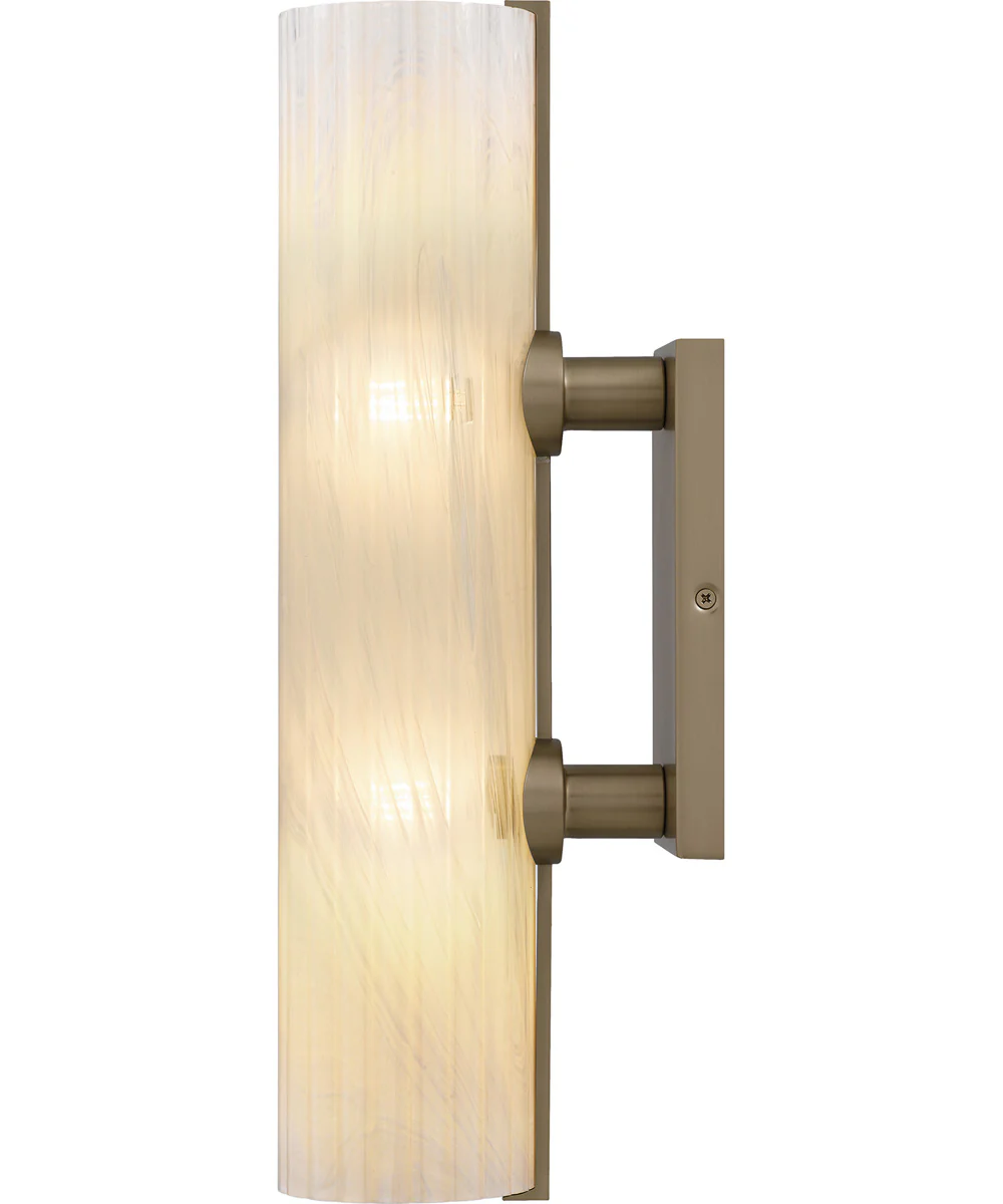 Curran Small 2-light Wall Sconce Bronze Gold - Image 4