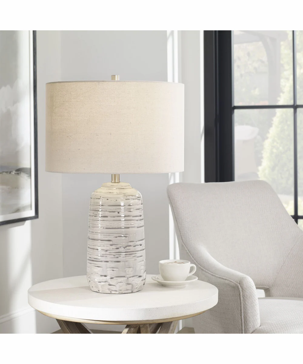 Cyclone Ivory Table Lamp - Image 2