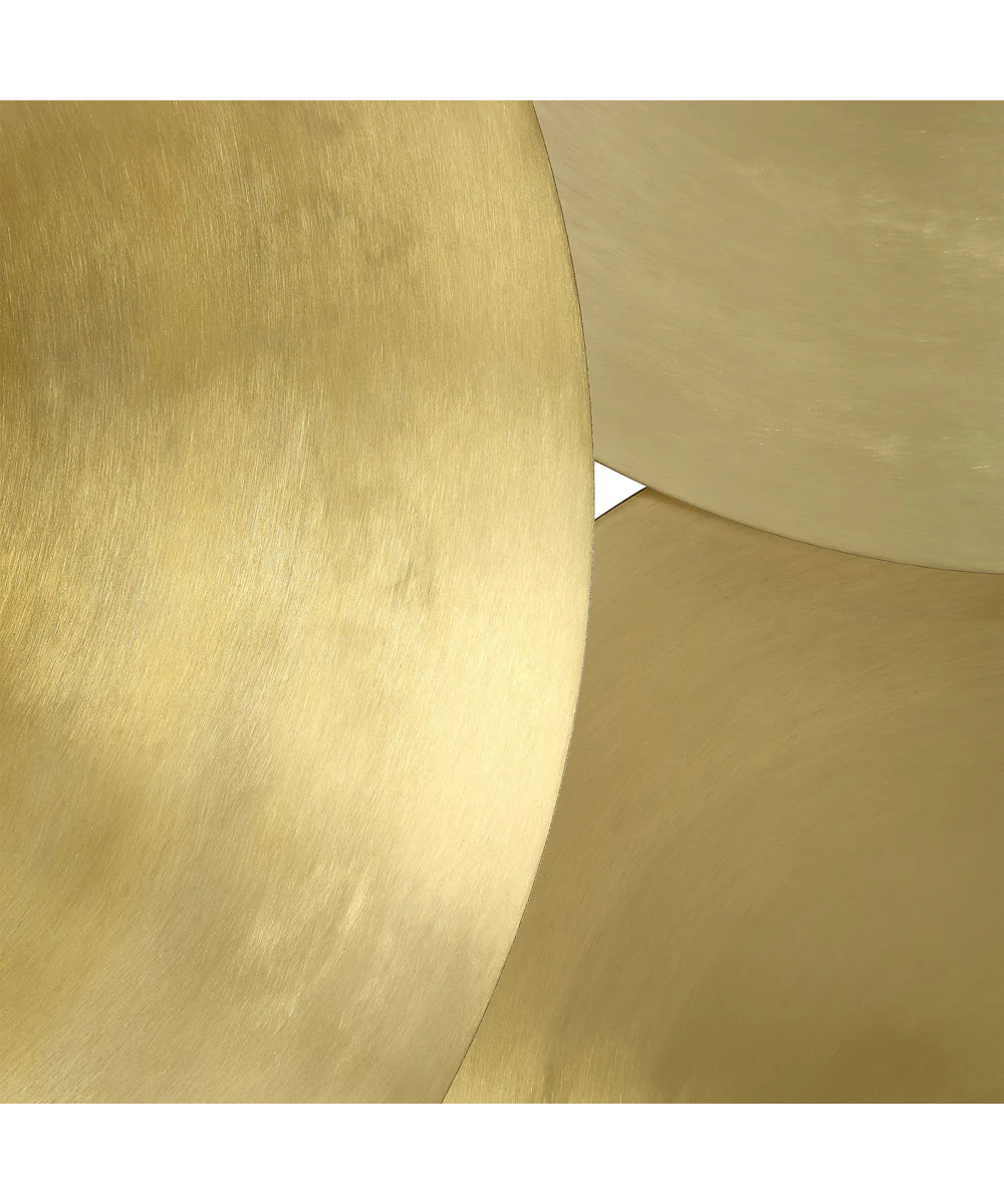 Cymbalic Round Brass Wall Art Set of 3 - Image 5