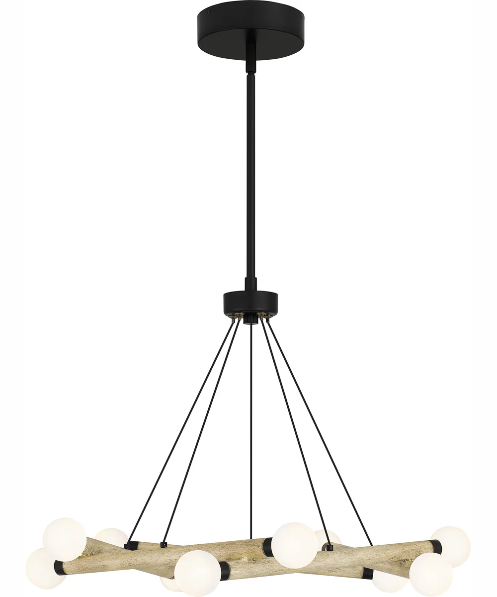 Cyprus Chandelier Whitewashed Walnut - Image 4