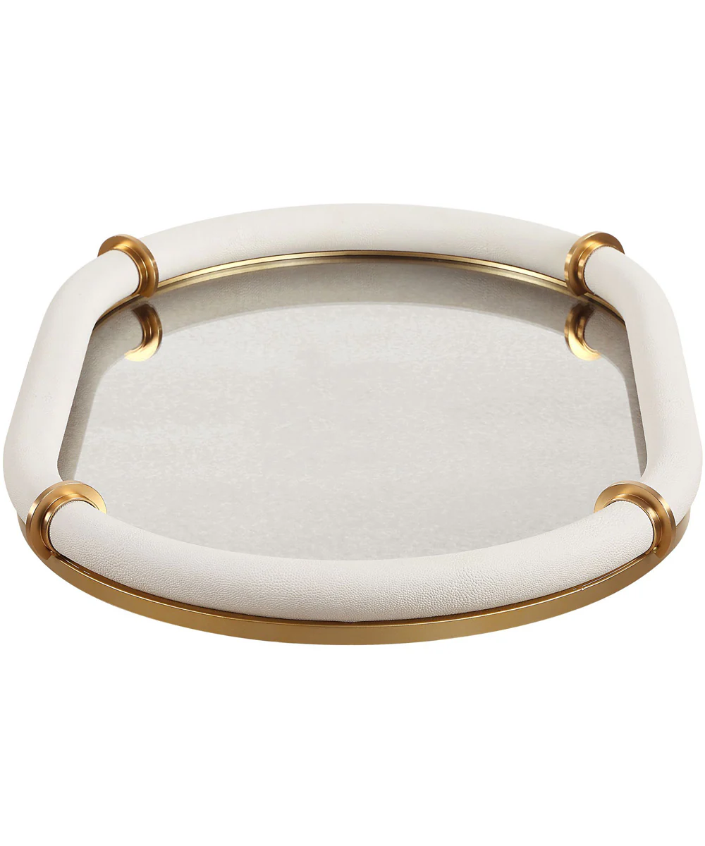 Cyprus Leather Oval Tray - Image 5