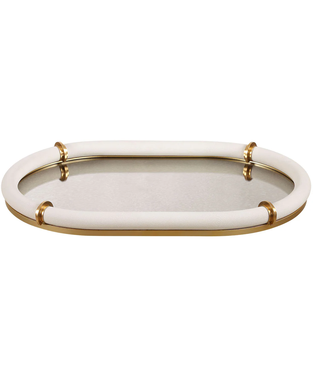 Cyprus Leather Oval Tray - Image 8