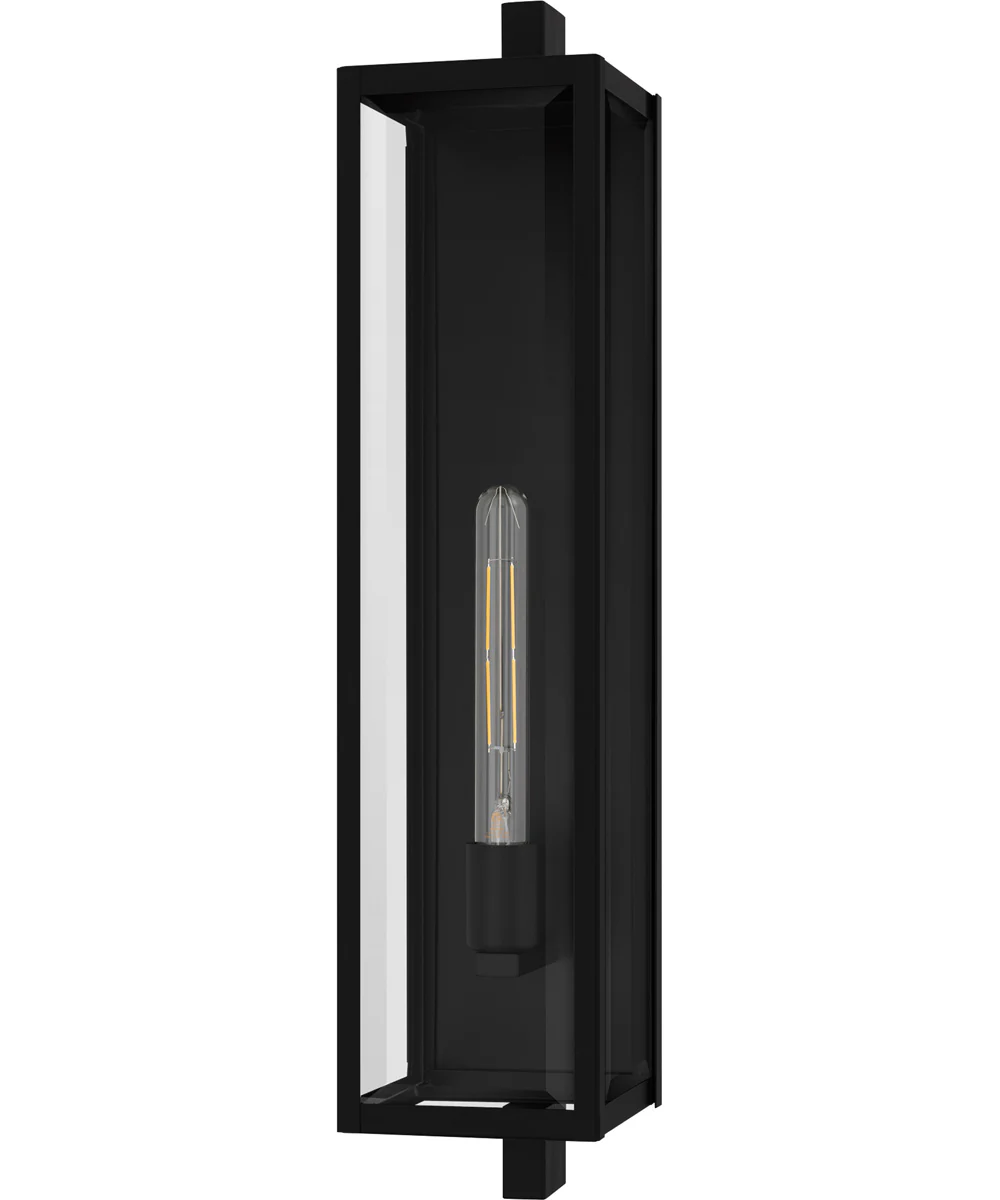 Dale Large 1-light Outdoor Wall Light Matte Black - Image 2