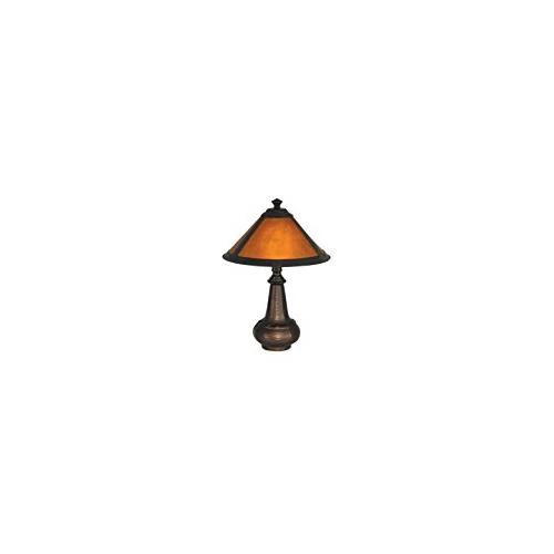 16"h Hunter Mica Accent Lamp Antique Bronze - Image 2