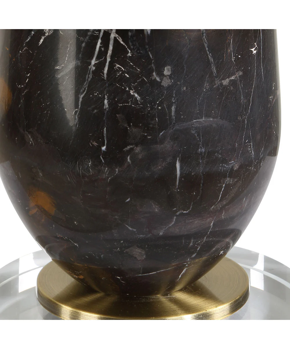 Dames Dark Marble Table Lamp - Image 4