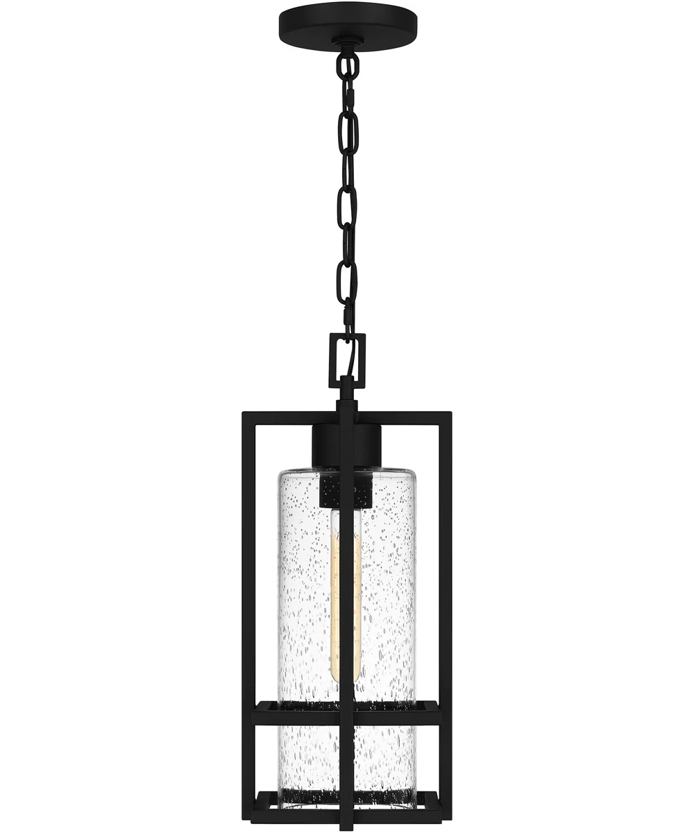 Damien Large 1-light Outdoor Pendant Light Coastal Armour Aluminum Earth Black - Image 4