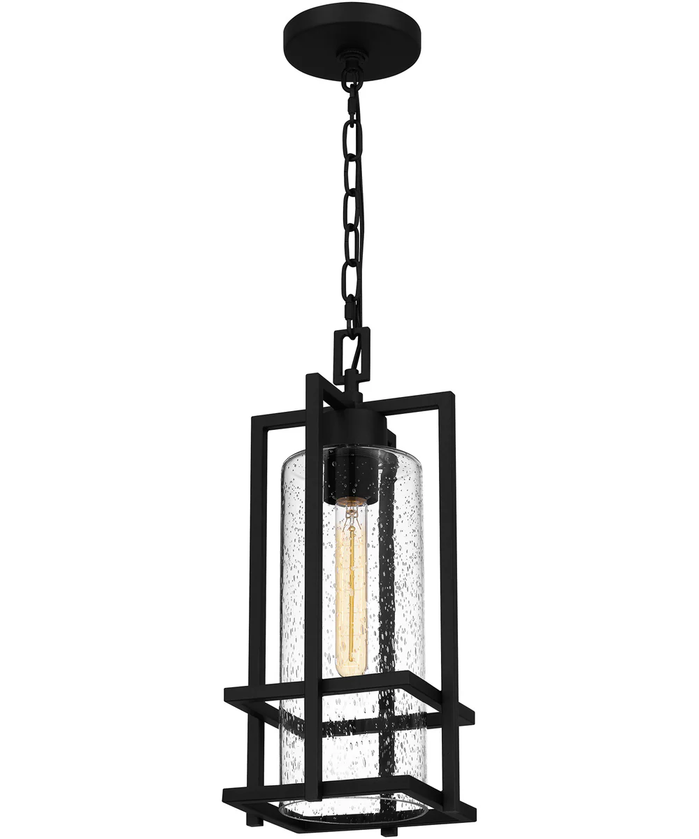 Damien Large 1-light Outdoor Pendant Light Coastal Armour Aluminum Earth Black - Image 5