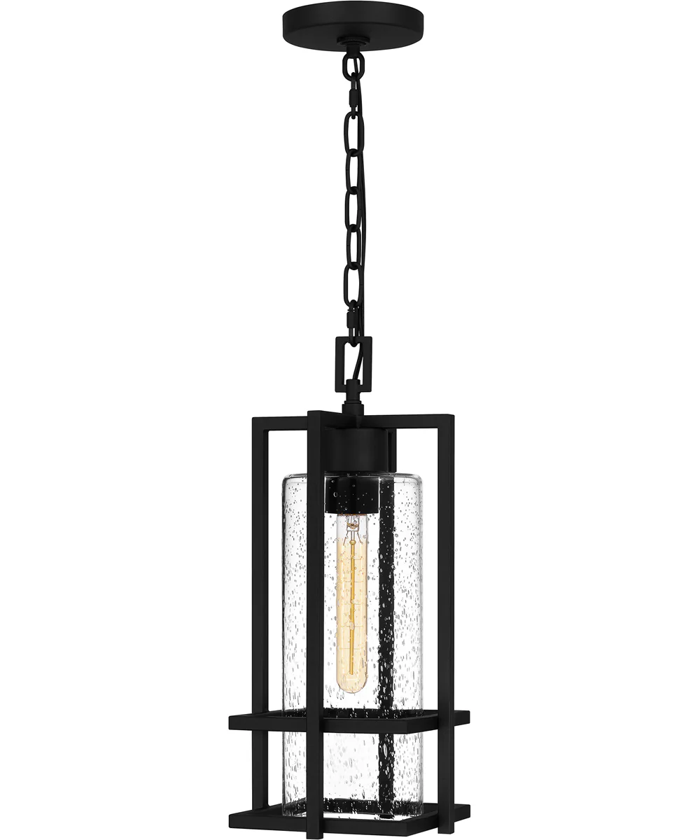 Damien Small 1-light Mini Pendant Coastal Armour Aluminum Earth Black