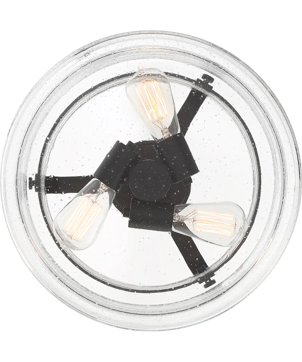 Danbury 3-light Semi Flush Mount Earth Black - Image 6
