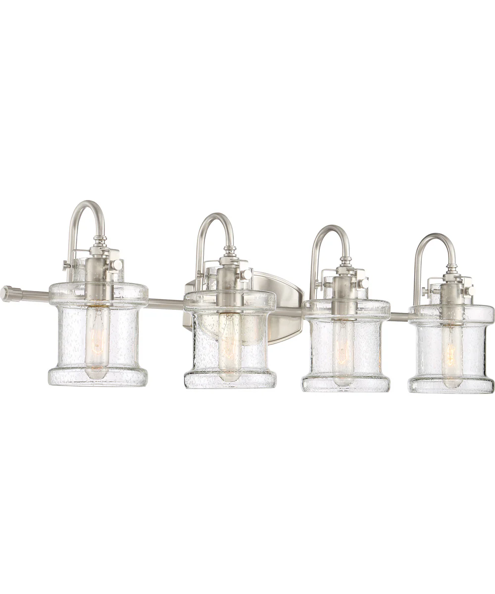 Danbury Extra Large 4-light Bath Light Brushed Nickel - Image 3